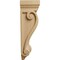 Ekena Millwork 7 1/2"W x 4 1/2"D x 14"H Cole Pilaster Wood Corbel, Cherry CORW07X04X14COCH - alternate 2